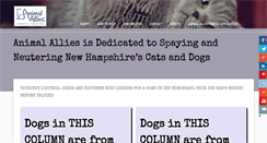 Desktop Screenshot of animalallies.org